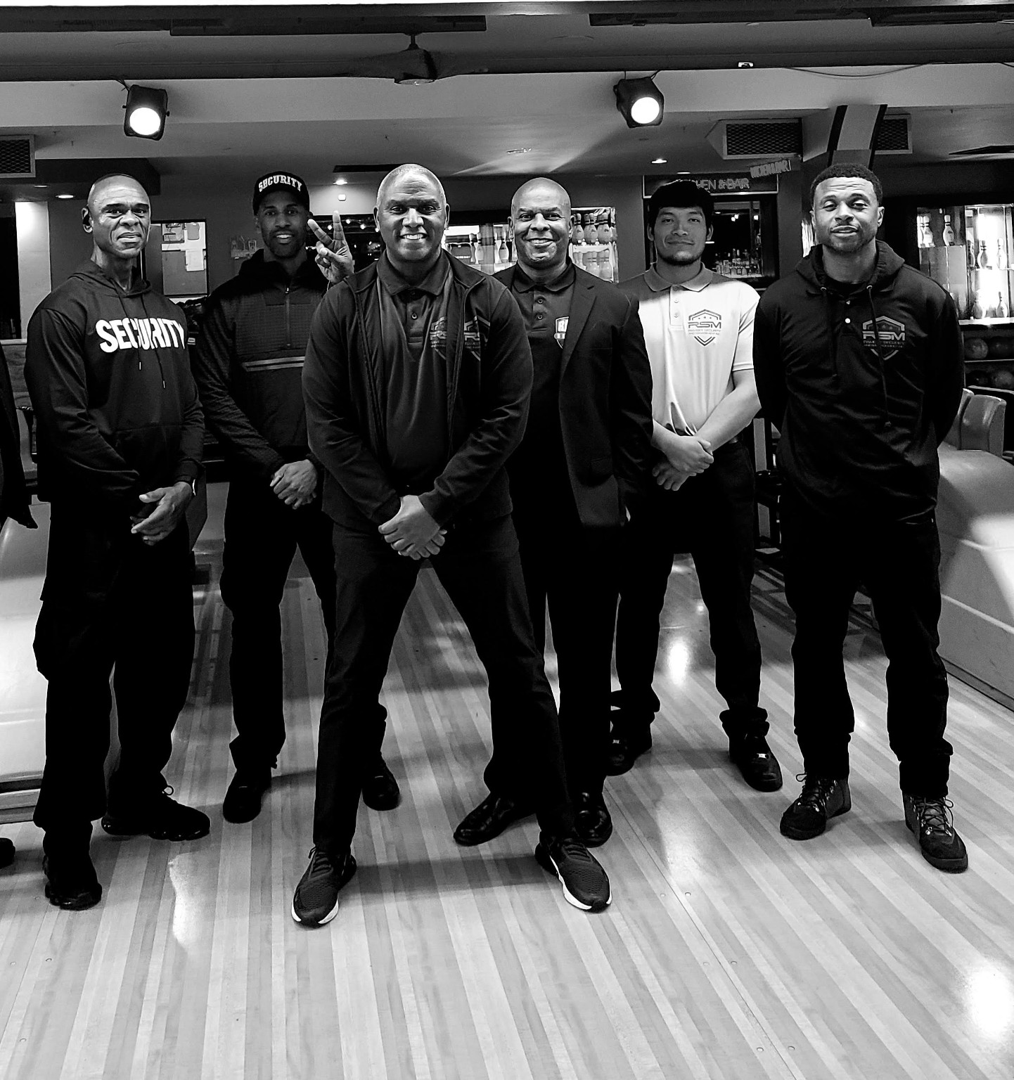 Ramsey Security team members assembled in uniform
